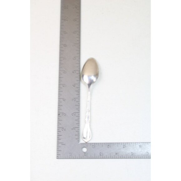 Wm Rogers Memory Teaspoon Tea Spoon Silver Plate 93382 Monogram - Picture 4 of 5